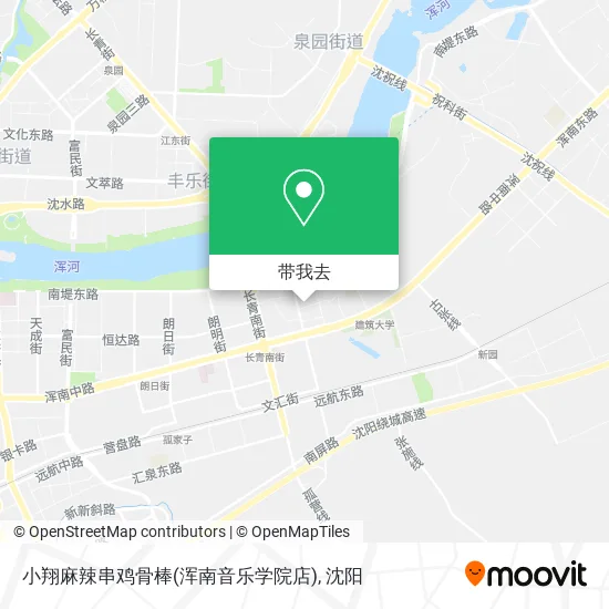 小翔麻辣串鸡骨棒(浑南音乐学院店)地图