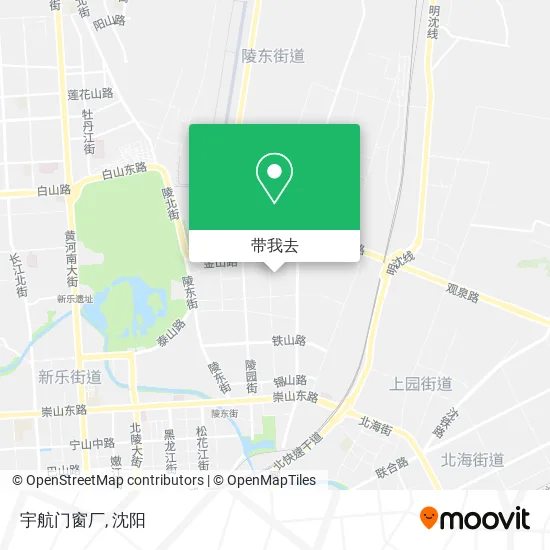 宇航门窗厂地图