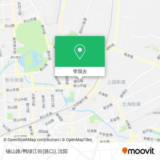 锡山路/鸭绿江街(路口)地图