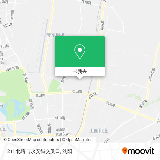 金山北路与永安街交叉口地图