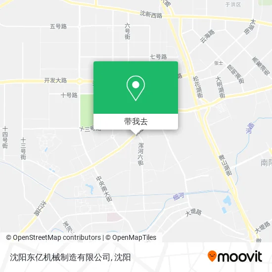 沈阳东亿机械制造有限公司地图