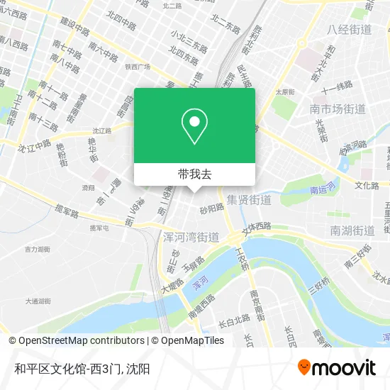 和平区文化馆-西3门地图