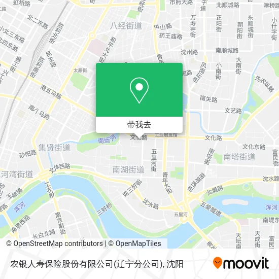 农银人寿保险股份有限公司(辽宁分公司)地图