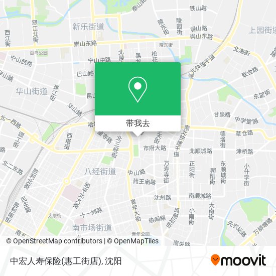 中宏人寿保险(惠工街店)地图