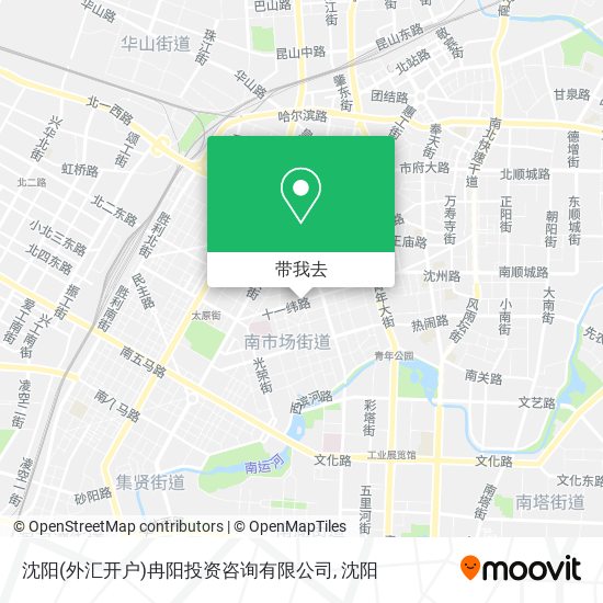 沈阳(外汇开户)冉阳投资咨询有限公司地图