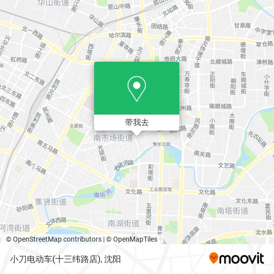 小刀电动车(十三纬路店)地图