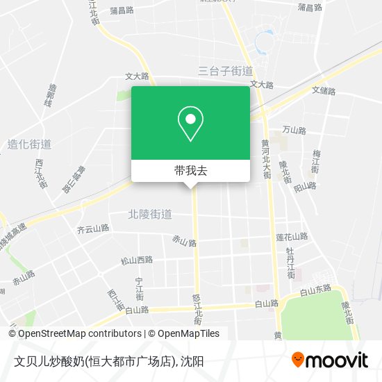 文贝儿炒酸奶(恒大都市广场店)地图