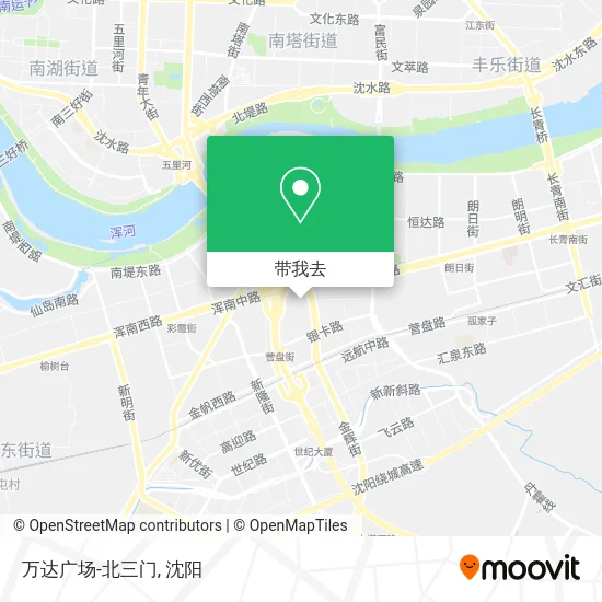 万达广场-北三门地图
