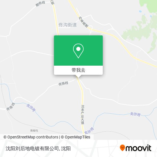 沈阳刘后地电镀有限公司地图
