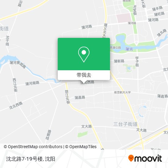 沈北路7-19号楼地图