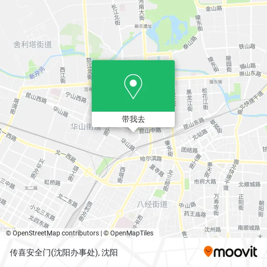 传喜安全门(沈阳办事处)地图