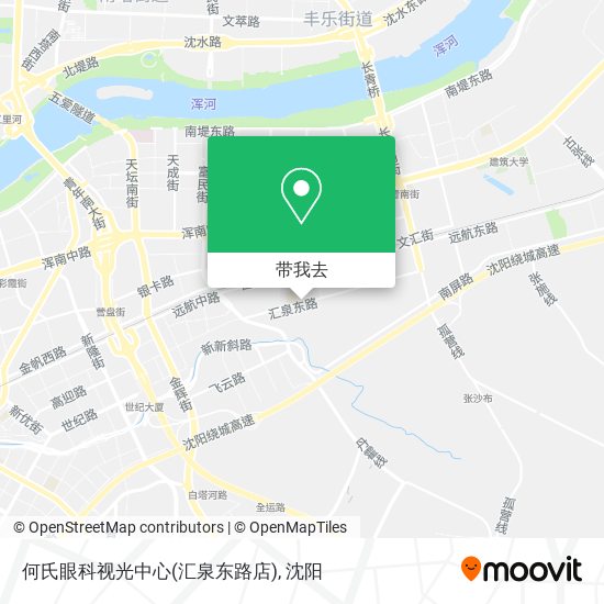 何氏眼科视光中心(汇泉东路店)地图