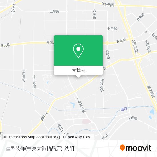 佳邑装饰(中央大街精品店)地图