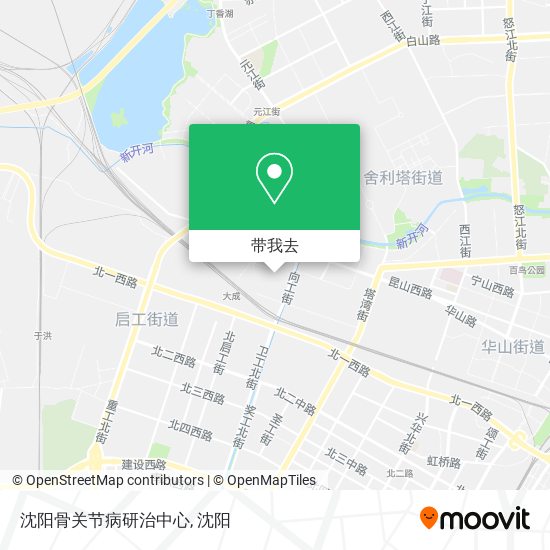 沈阳骨关节病研治中心地图