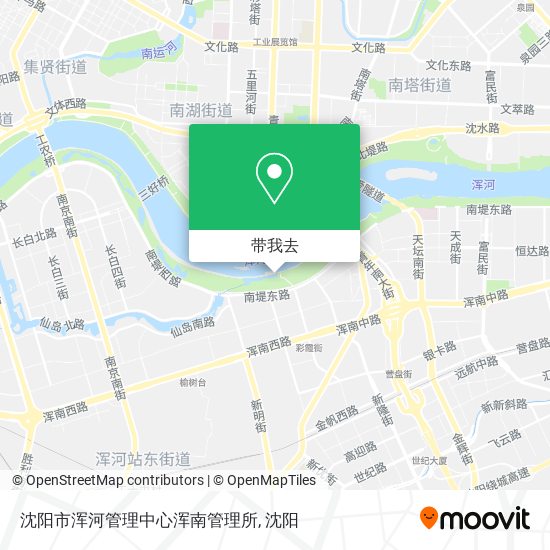 沈阳市浑河管理中心浑南管理所地图