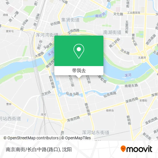 南京南街/长白中路(路口)地图
