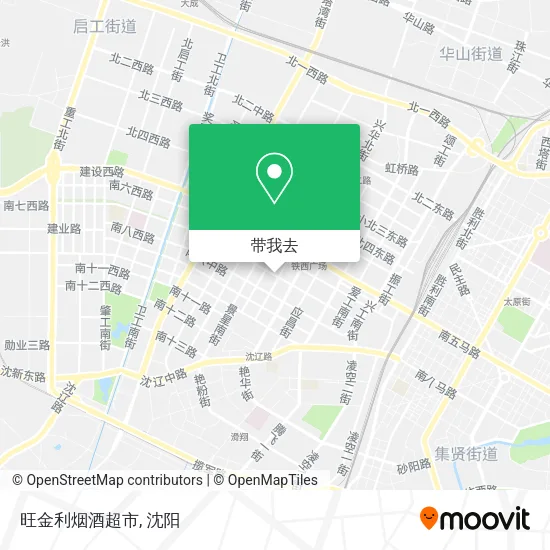 旺金利烟酒超市地图