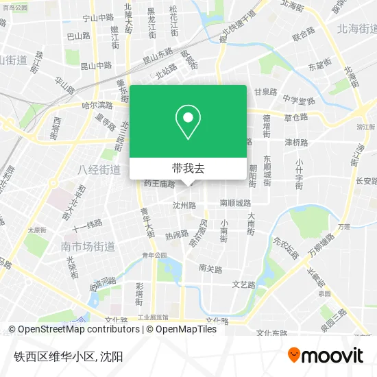 铁西区维华小区地图
