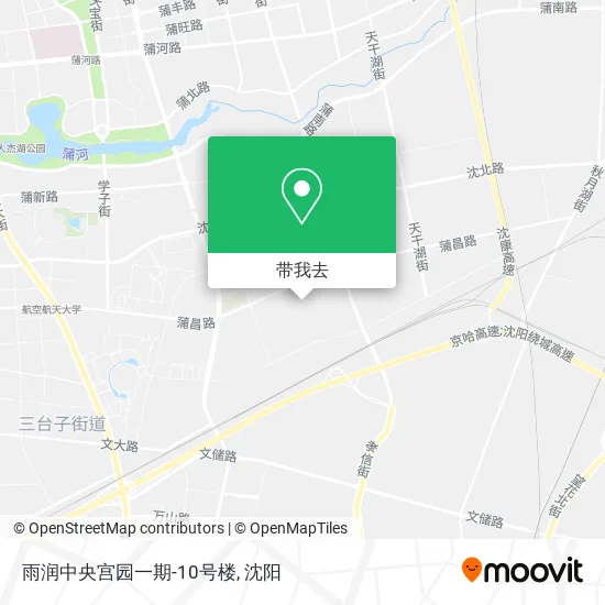 雨润中央宫园一期-10号楼地图