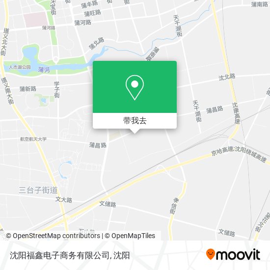 沈阳福鑫电子商务有限公司地图