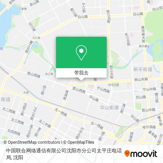中国联合网络通信有限公司沈阳市分公司太平庄电话局地图