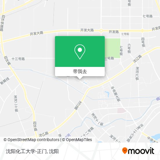 沈阳化工大学-正门地图