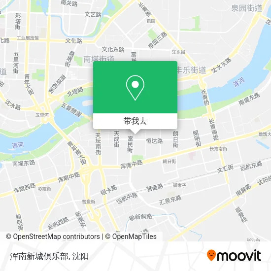 浑南新城俱乐部地图