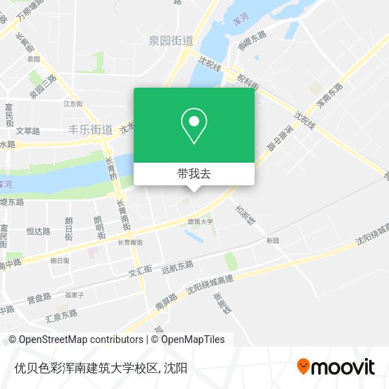 优贝色彩浑南建筑大学校区地图