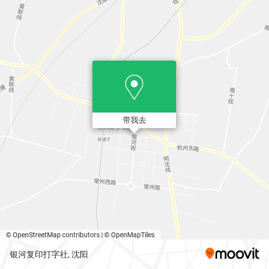 银河复印打字社地图