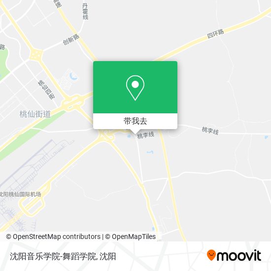 沈阳音乐学院-舞蹈学院地图