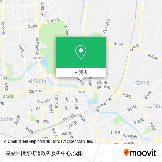 皇姑区陵东街道政务服务中心地图