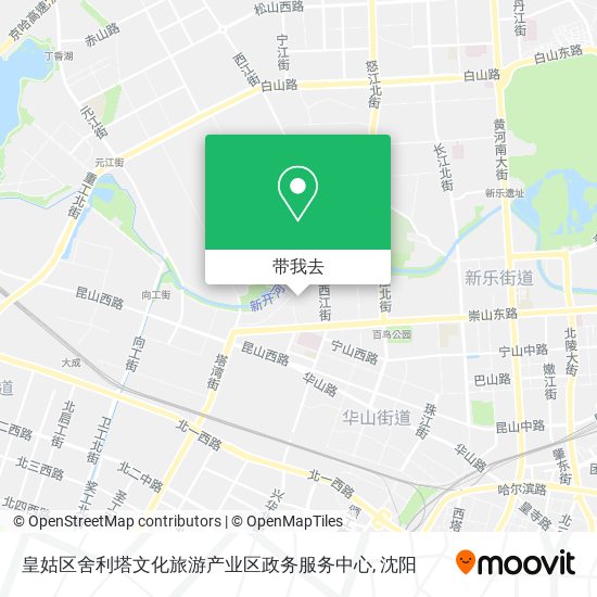 皇姑区舍利塔文化旅游产业区政务服务中心地图