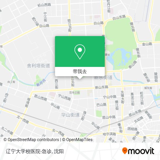 辽宁大学校医院-急诊地图