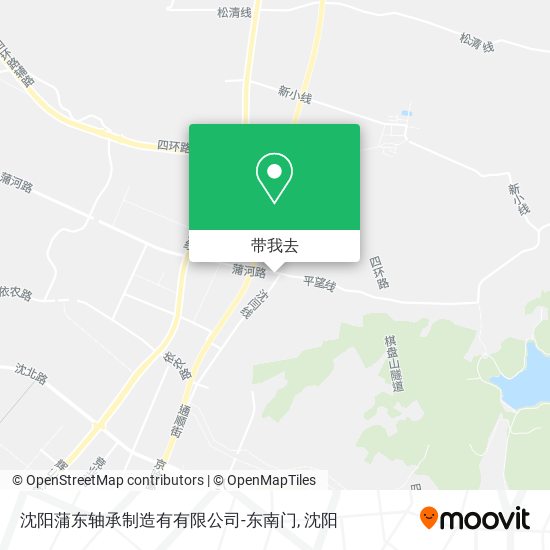 沈阳蒲东轴承制造有有限公司-东南门地图