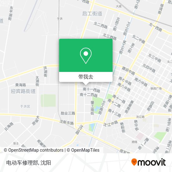 电动车修理部地图
