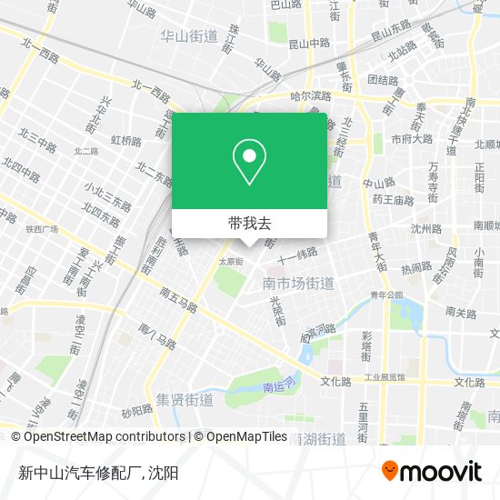 新中山汽车修配厂地图