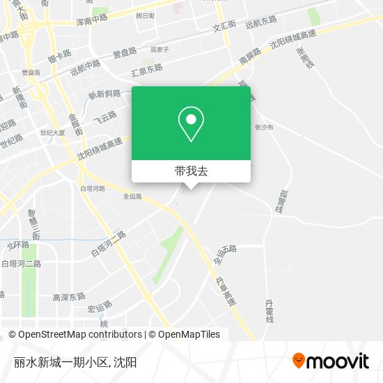 丽水新城一期小区地图