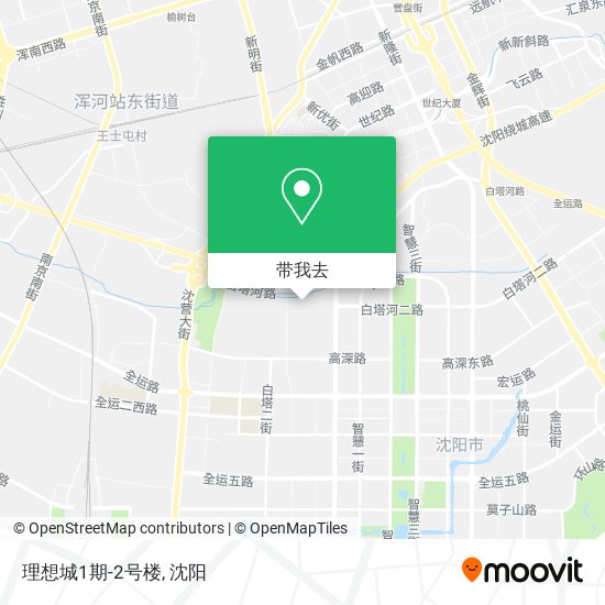 理想城1期-2号楼地图