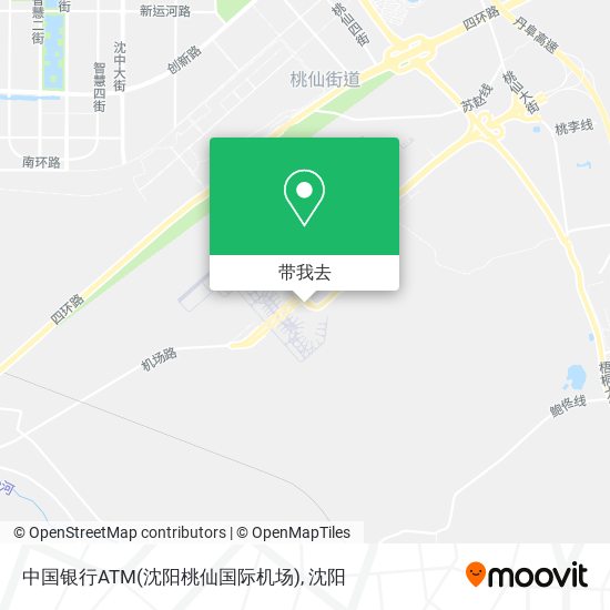 中国银行ATM(沈阳桃仙国际机场)地图