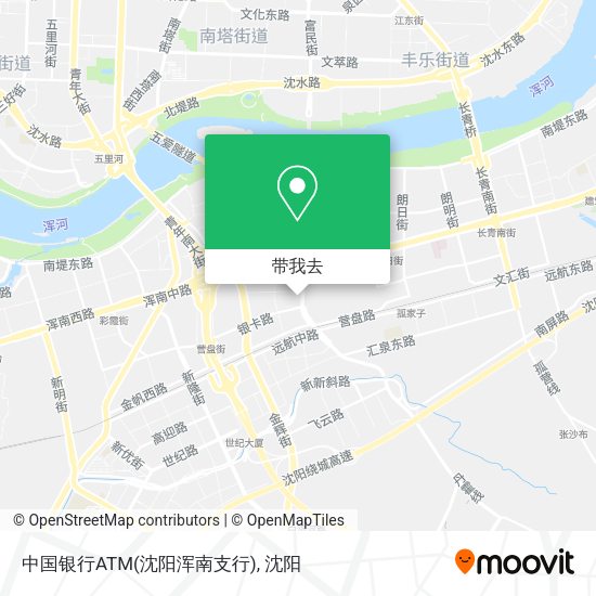 中国银行ATM(沈阳浑南支行)地图
