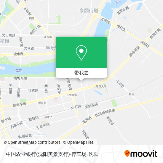 中国农业银行(沈阳美景支行)-停车场地图