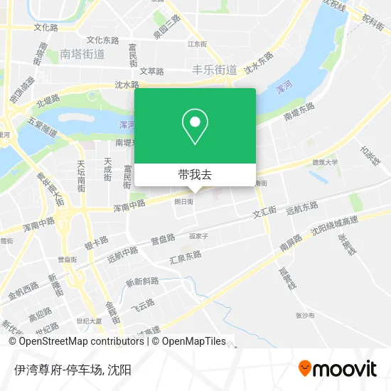 伊湾尊府-停车场地图