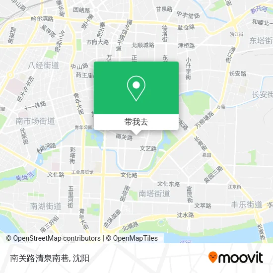 南关路清泉南巷地图