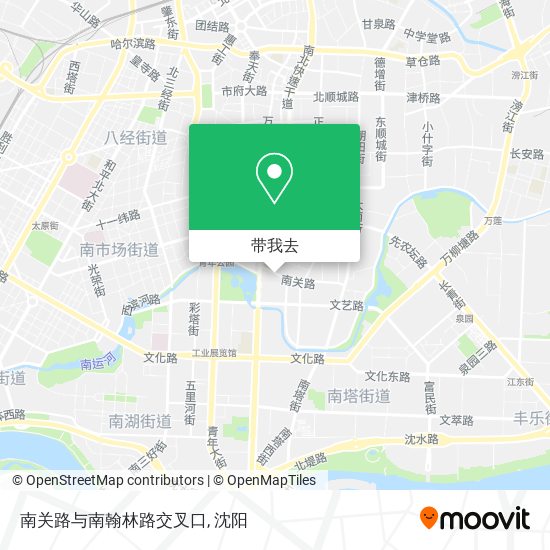 南关路与南翰林路交叉口地图