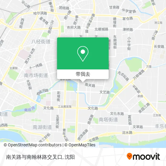 南关路与南翰林路交叉口地图