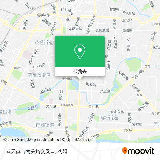 奉天街与南关路交叉口地图