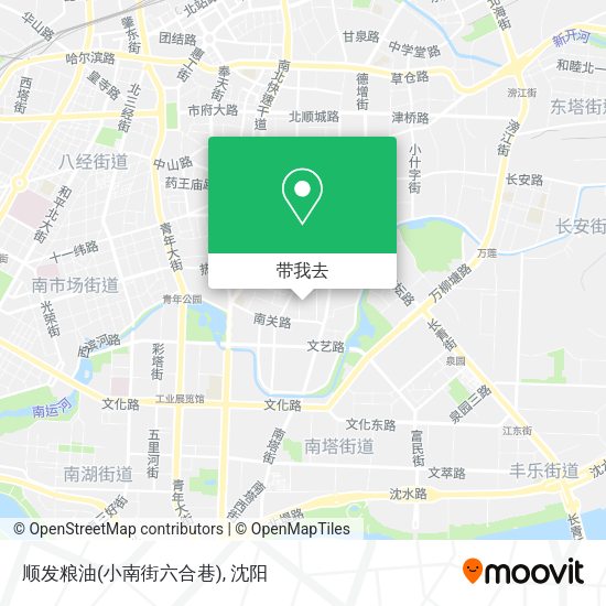 顺发粮油(小南街六合巷)地图