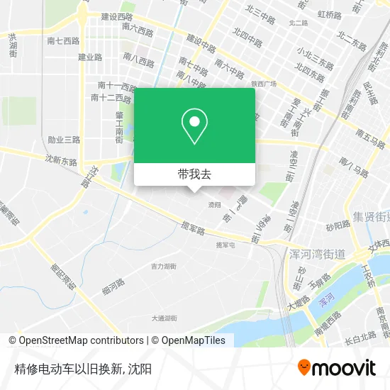 精修电动车以旧换新地图