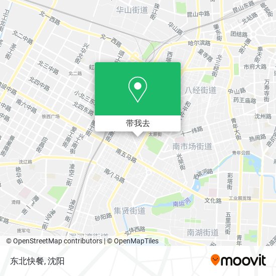东北快餐地图