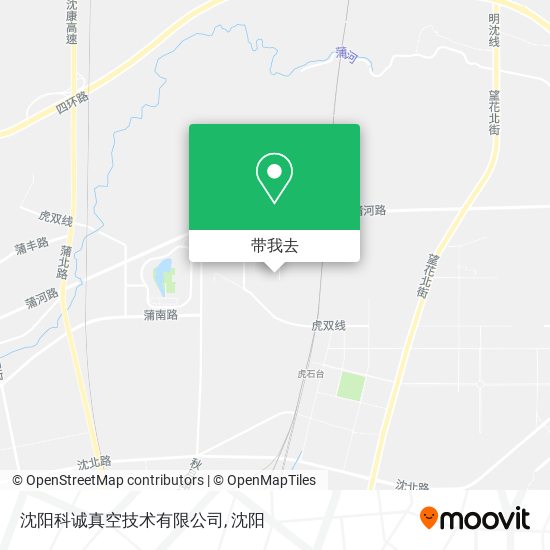 沈阳科诚真空技术有限公司地图